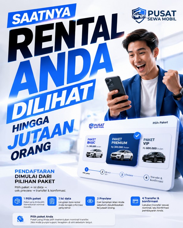Ilustrasi pendaftaran rental