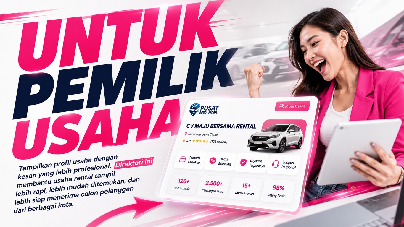 Ilustrasi pemilik usaha rental