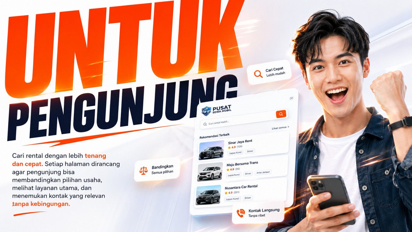Ilustrasi pencarian rental mobil